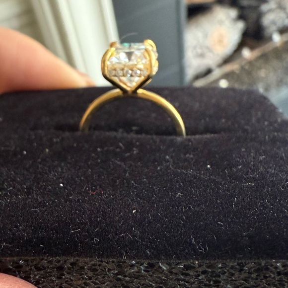 5 carat ring & wedding band - Picture 3 of 9